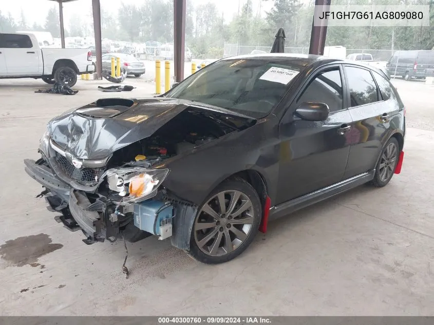 JF1GH7G61AG809080 2010 Subaru Impreza Wrx