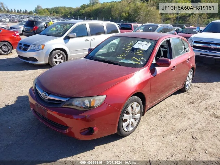 JF1GH6A60AH819161 2010 Subaru Impreza 2.5I