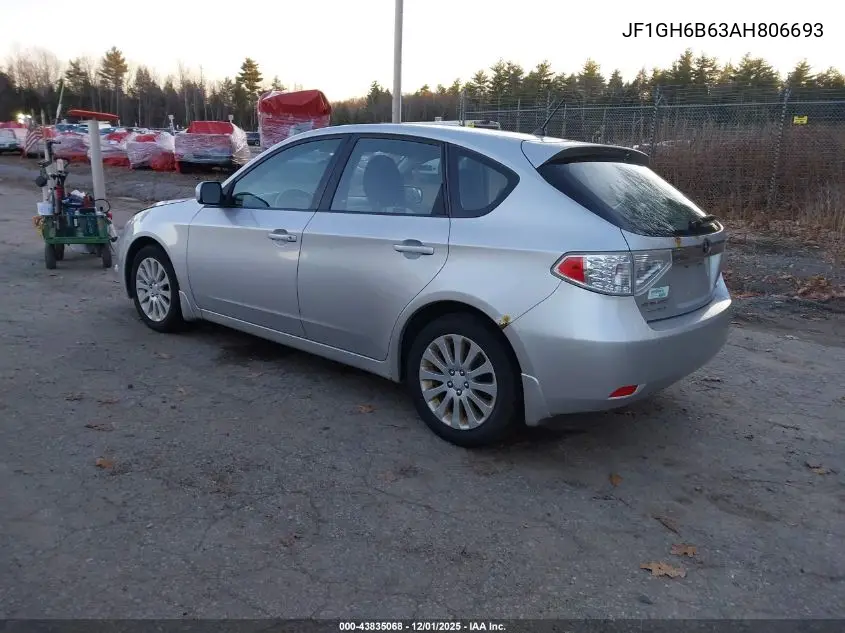 JF1GH6B63AH806693 2010 Subaru Impreza 2.5I Premium