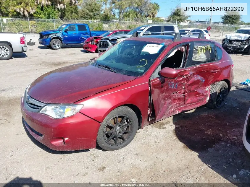 JF1GH6B66AH822399 2010 Subaru Impreza 2.5I Premium