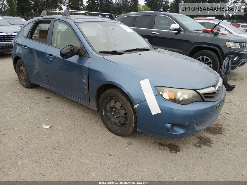 JF1GH6A64AH828672 2010 Subaru Impreza 2.5I