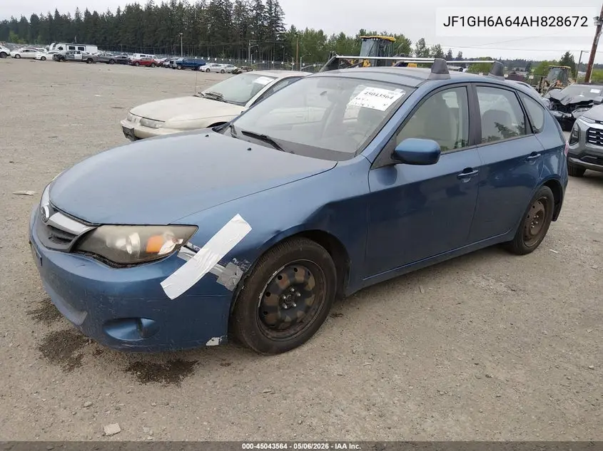 JF1GH6A64AH828672 2010 Subaru Impreza 2.5I