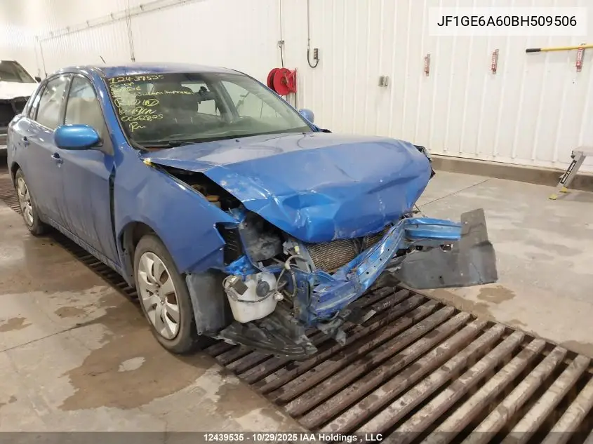 JF1GE6A60BH509506 2011 Subaru Impreza