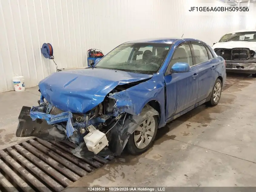 JF1GE6A60BH509506 2011 Subaru Impreza
