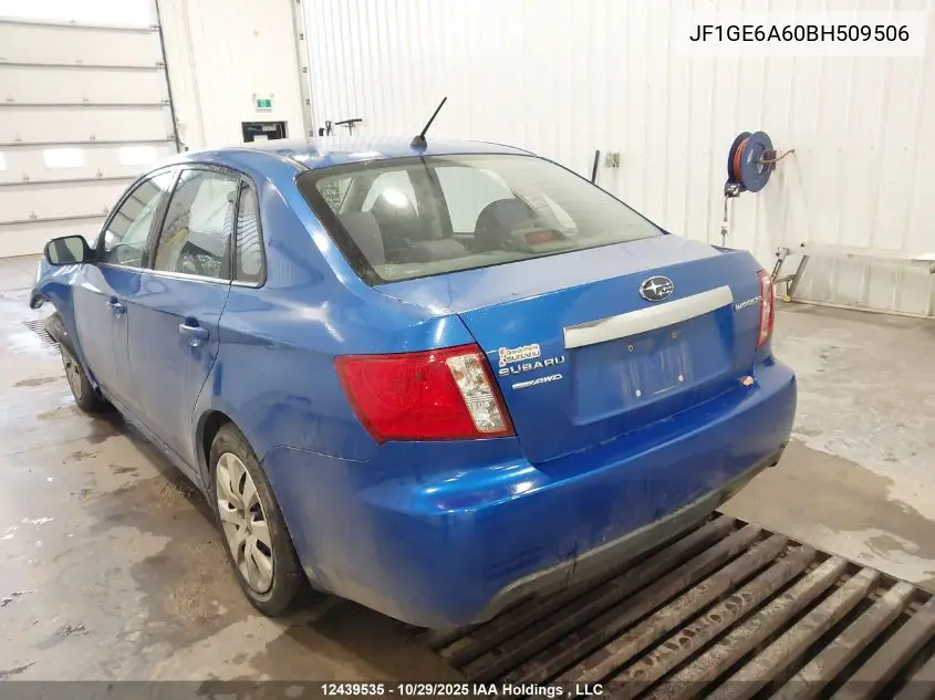 JF1GE6A60BH509506 2011 Subaru Impreza