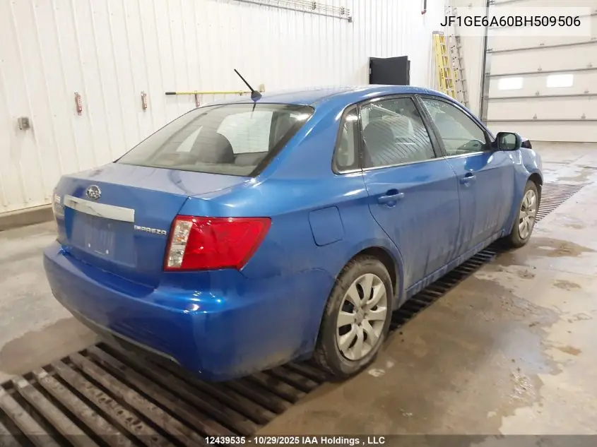JF1GE6A60BH509506 2011 Subaru Impreza