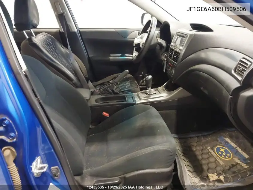 JF1GE6A60BH509506 2011 Subaru Impreza