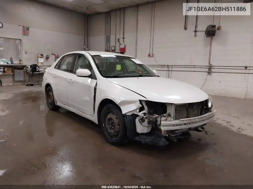 JF1GE6A62BH511886 2011 Subaru Impreza 2.5I