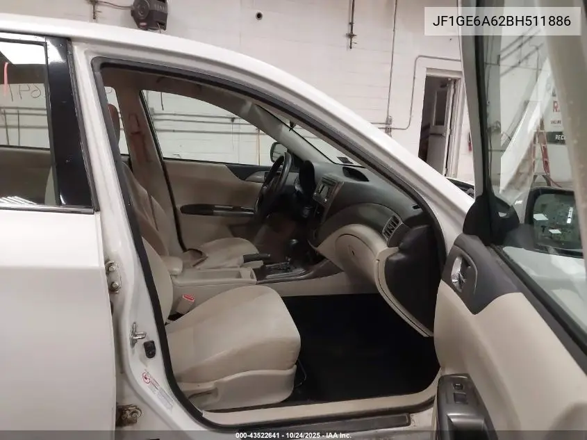 JF1GE6A62BH511886 2011 Subaru Impreza 2.5I