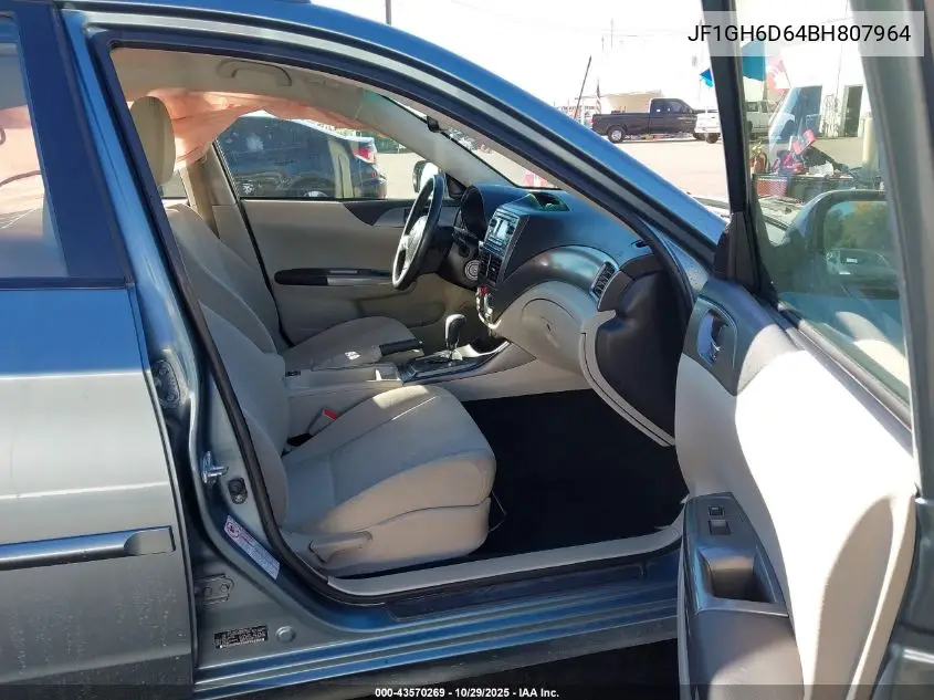 JF1GH6D64BH807964 2011 Subaru Impreza Outback Sport