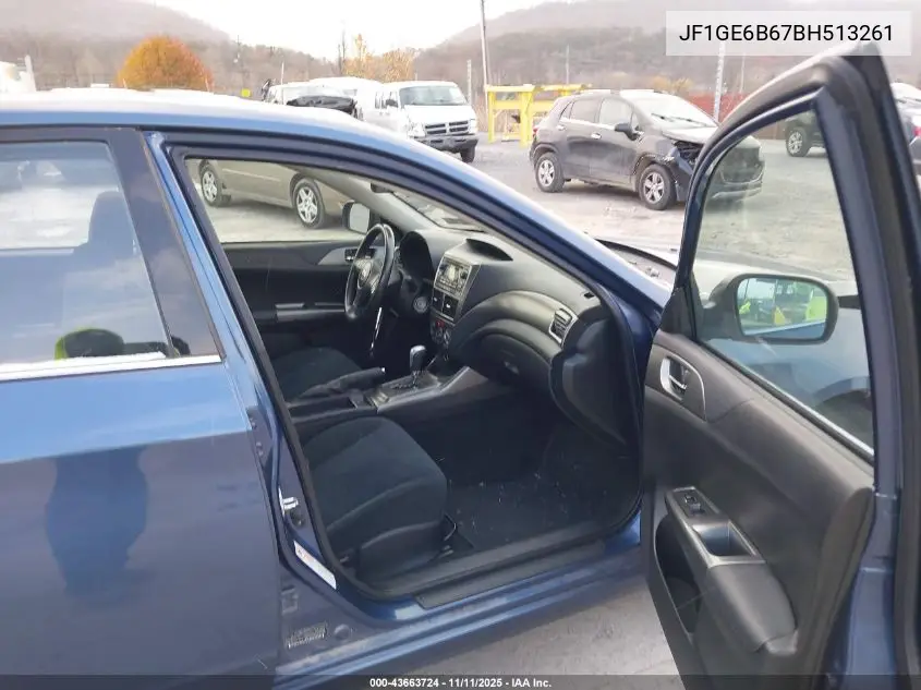 JF1GE6B67BH513261 2011 Subaru Impreza 2.5I Premium