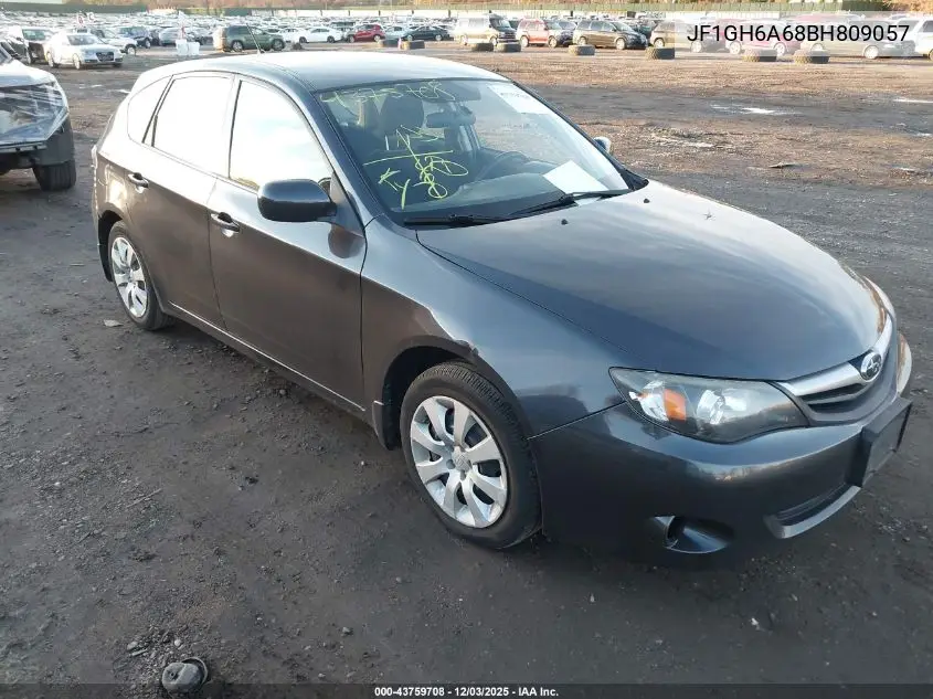 JF1GH6A68BH809057 2011 Subaru Impreza 2.5I