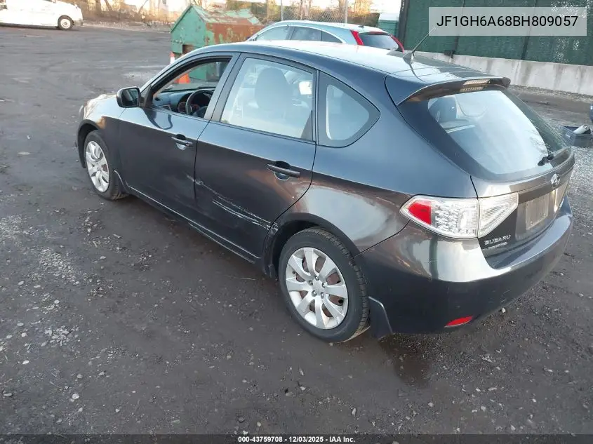 JF1GH6A68BH809057 2011 Subaru Impreza 2.5I