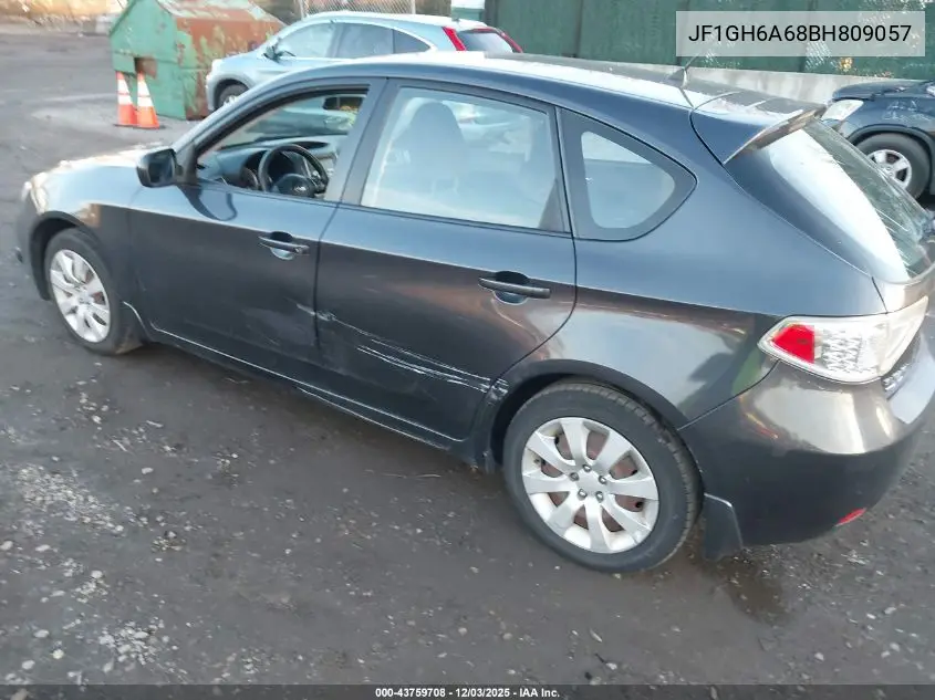 JF1GH6A68BH809057 2011 Subaru Impreza 2.5I