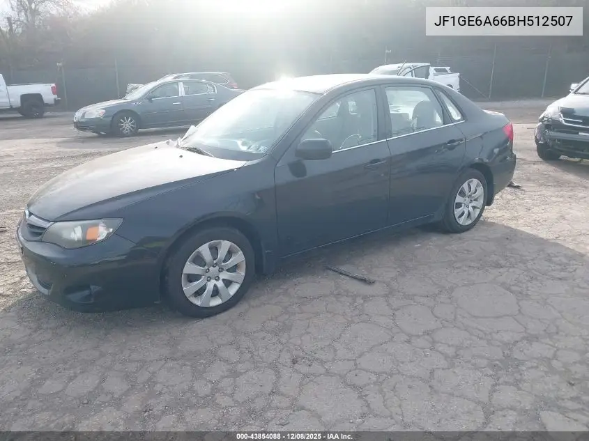 JF1GE6A66BH512507 2011 Subaru Impreza 2.5I