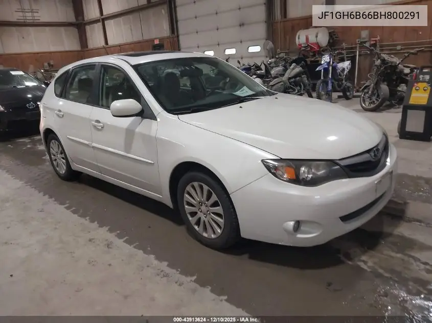 JF1GH6B66BH800291 2011 Subaru Impreza 2.5I Premium