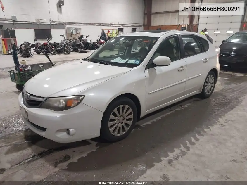 JF1GH6B66BH800291 2011 Subaru Impreza 2.5I Premium