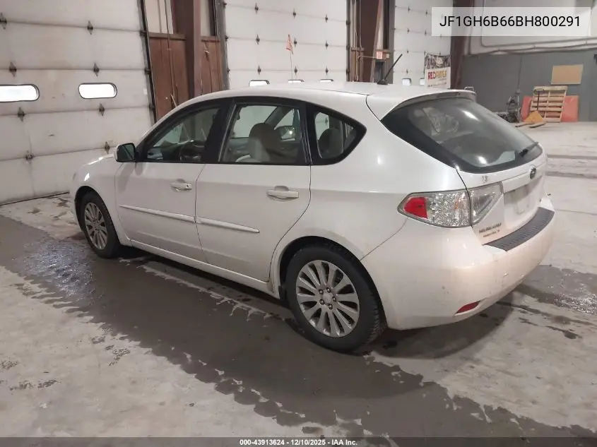 JF1GH6B66BH800291 2011 Subaru Impreza 2.5I Premium
