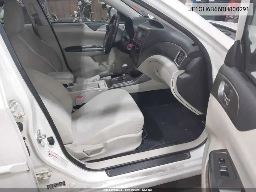 JF1GH6B66BH800291 2011 Subaru Impreza 2.5I Premium