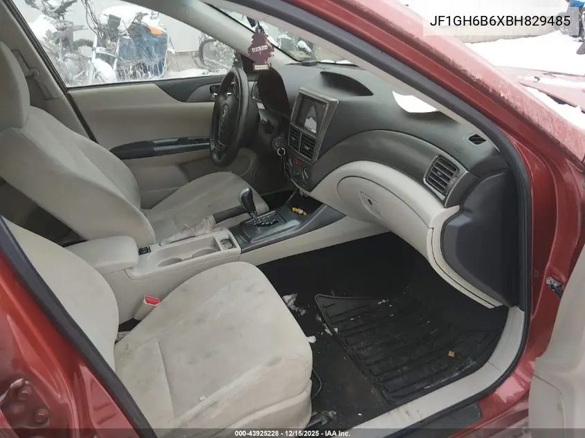 JF1GH6B6XBH829485 2011 Subaru Impreza 2.5I Premium