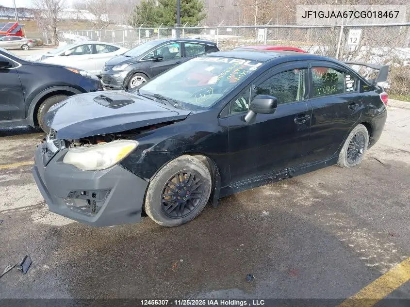 JF1GJAA67CG018467 2012 Subaru Impreza