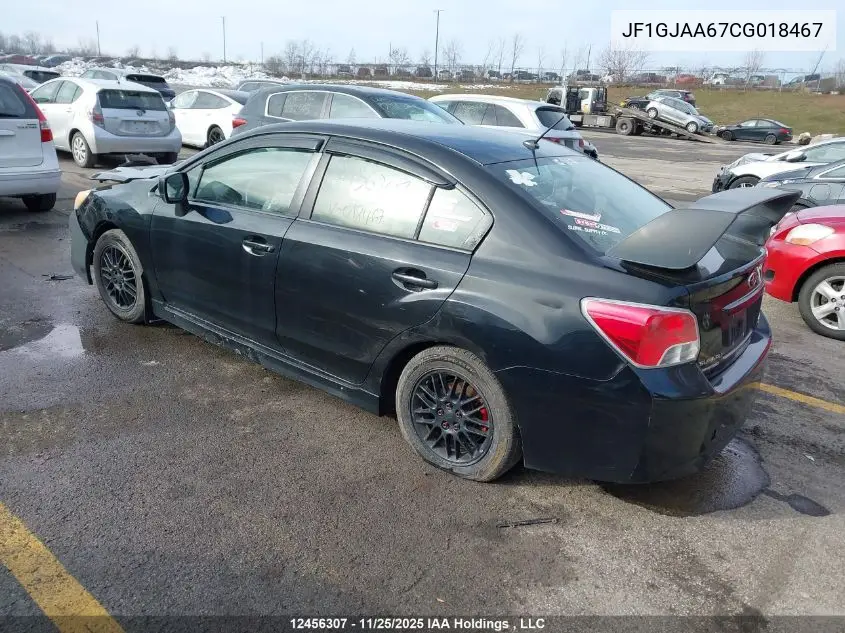 JF1GJAA67CG018467 2012 Subaru Impreza