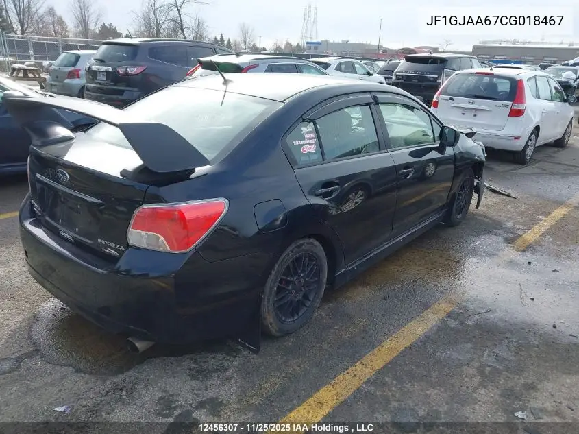 JF1GJAA67CG018467 2012 Subaru Impreza