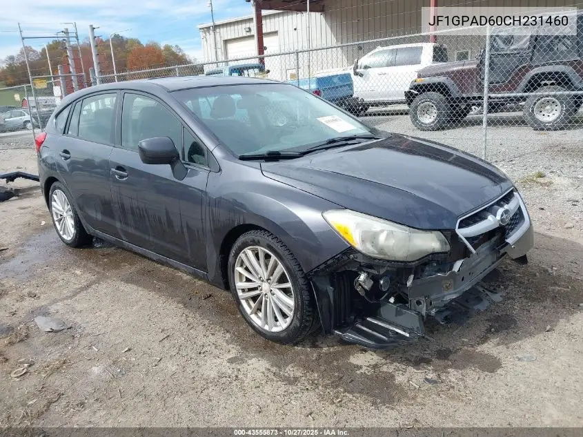JF1GPAD60CH231460 2012 Subaru Impreza 2.0I Premium