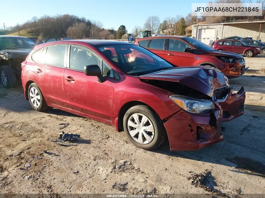 JF1GPAA68CH221845 2012 Subaru Impreza 2.0I