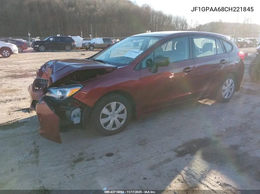 JF1GPAA68CH221845 2012 Subaru Impreza 2.0I