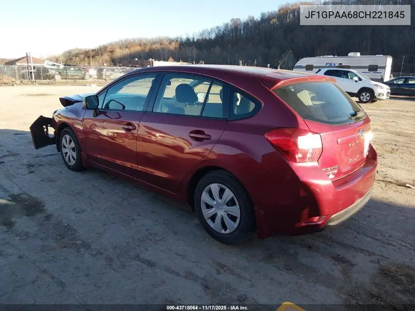 JF1GPAA68CH221845 2012 Subaru Impreza 2.0I