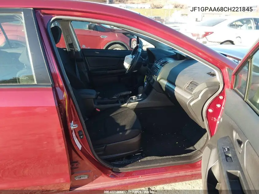 JF1GPAA68CH221845 2012 Subaru Impreza 2.0I