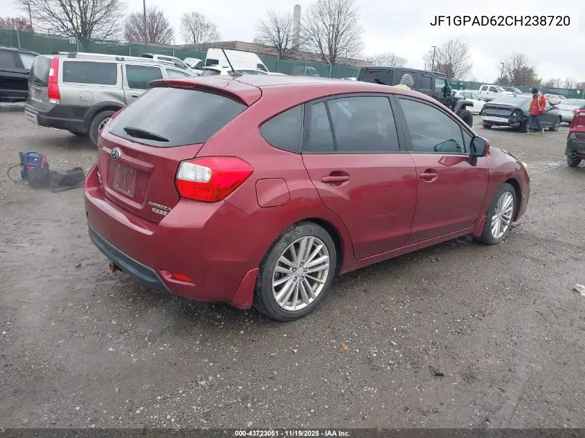 JF1GPAD62CH238720 2012 Subaru Impreza 2.0I Premium