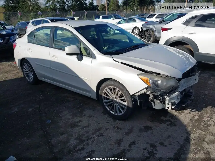 JF1GJAE67CH029375 2012 Subaru Impreza 2.0I Premium