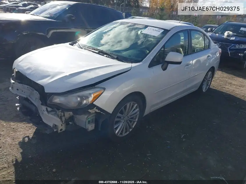 JF1GJAE67CH029375 2012 Subaru Impreza 2.0I Premium