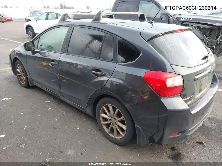 JF1GPAC60CH230214 2012 Subaru Impreza 2.0I Premium