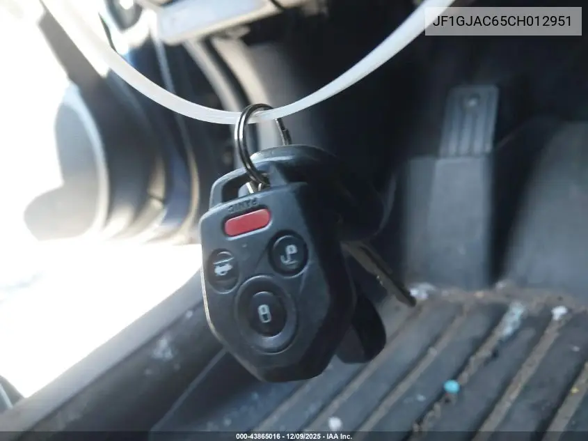 JF1GJAC65CH012951 2012 Subaru Impreza 2.0I Premium