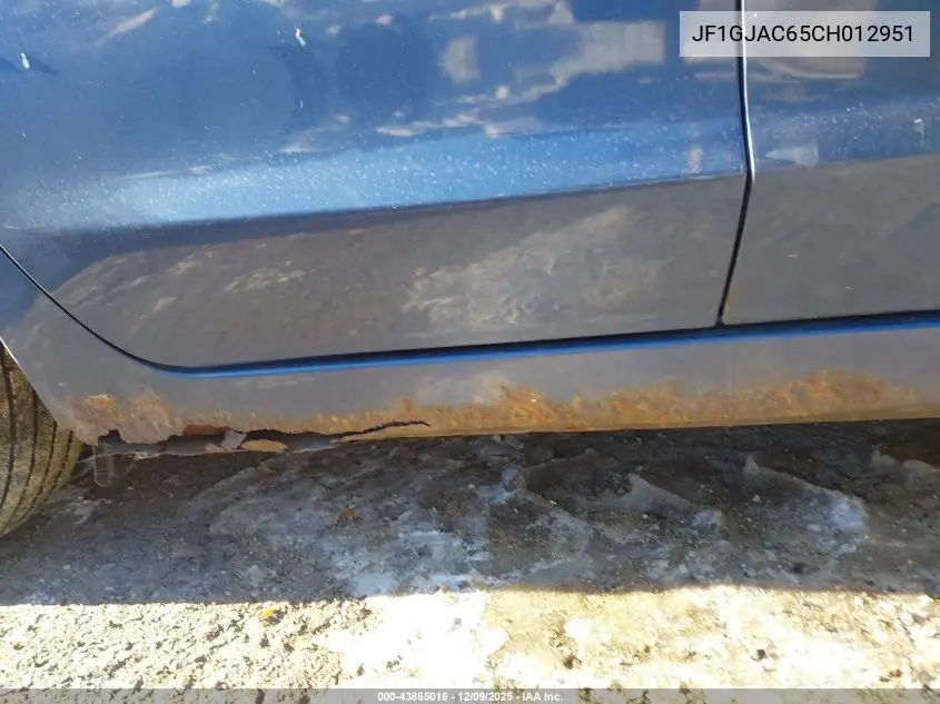 JF1GJAC65CH012951 2012 Subaru Impreza 2.0I Premium