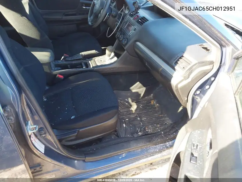 JF1GJAC65CH012951 2012 Subaru Impreza 2.0I Premium