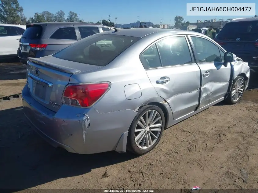JF1GJAH66CH004477 2012 Subaru Impreza 2.0I Limited