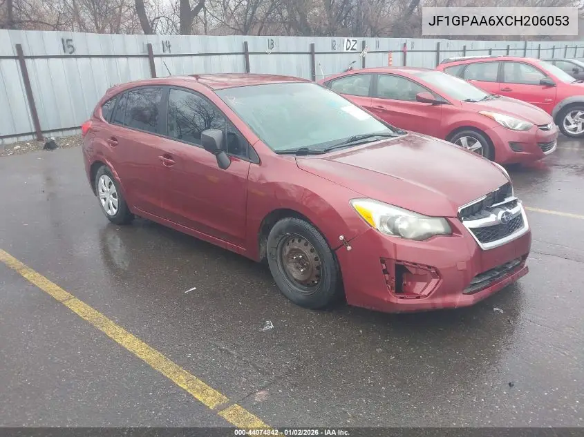 JF1GPAA6XCH206053 2012 Subaru Impreza 2.0I