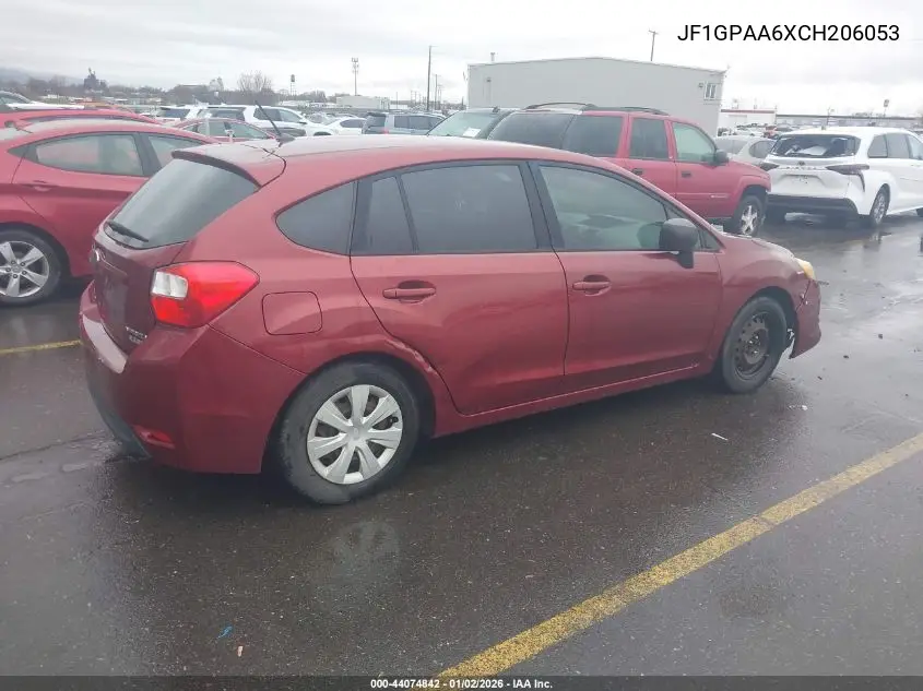JF1GPAA6XCH206053 2012 Subaru Impreza 2.0I
