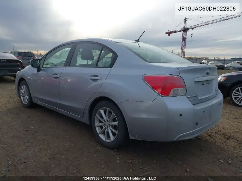 JF1GJAC60DH022806 2013 Subaru Impreza 2.0I Touring Package