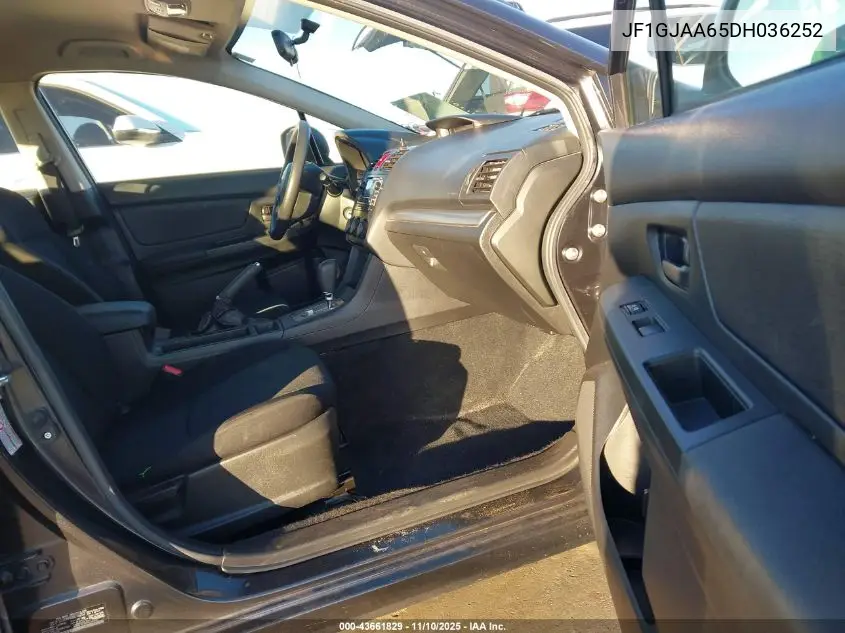 JF1GJAA65DH036252 2013 Subaru Impreza 2.0I