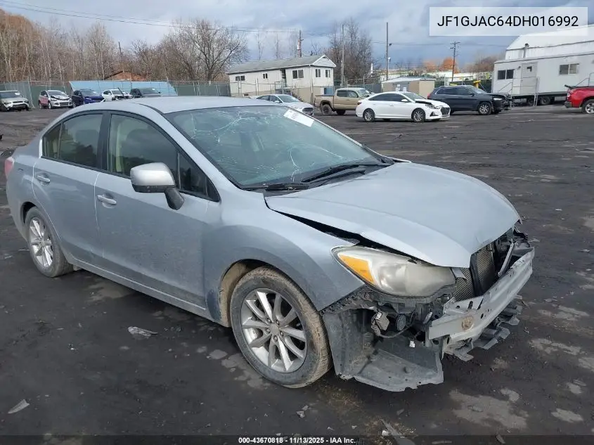 JF1GJAC64DH016992 2013 Subaru Impreza 2.0I Premium