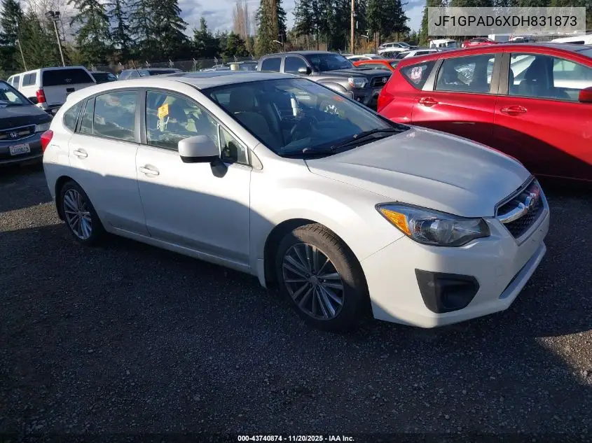 JF1GPAD6XDH831873 2013 Subaru Impreza 2.0I Premium