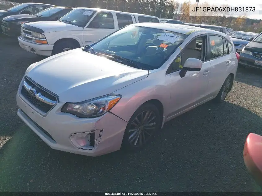 JF1GPAD6XDH831873 2013 Subaru Impreza 2.0I Premium