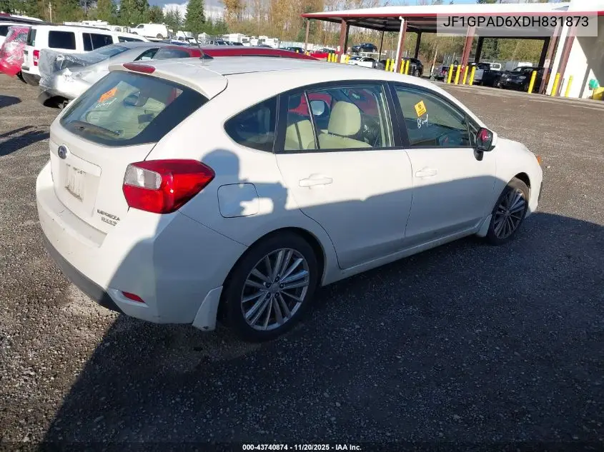 JF1GPAD6XDH831873 2013 Subaru Impreza 2.0I Premium