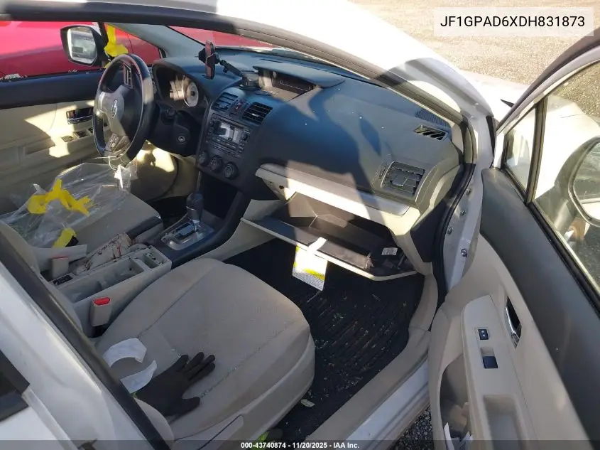 JF1GPAD6XDH831873 2013 Subaru Impreza 2.0I Premium