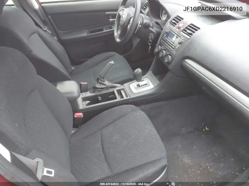 JF1GPAC6XD2216910 2013 Subaru Impreza 2.0I Premium